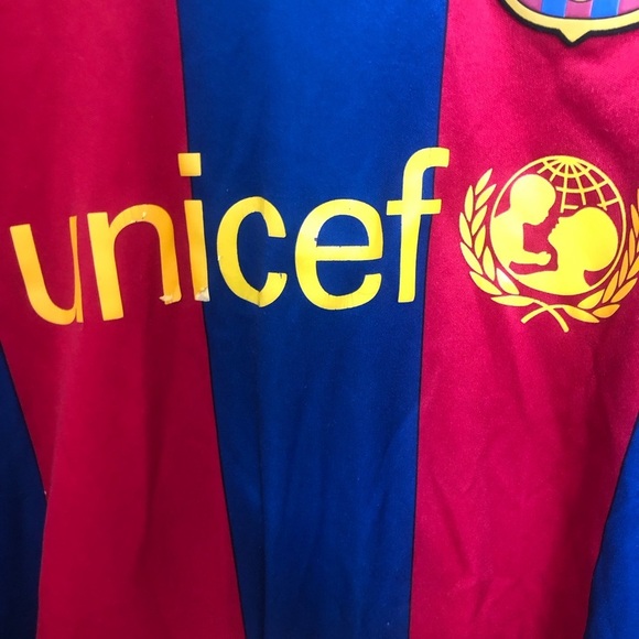 FC Barcelona Official Lionel Messi 10 Soccer Jersey Size 14 - Picture 3 of 10